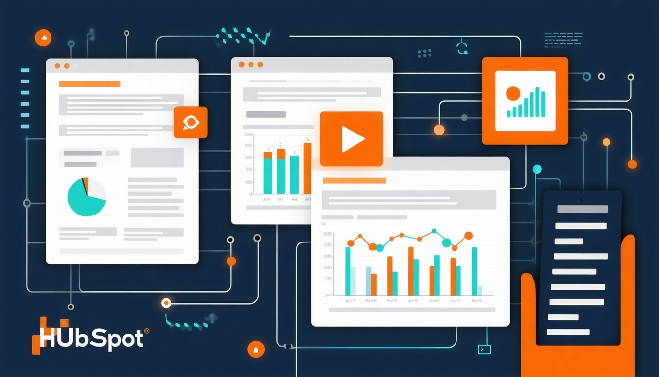 a picture depecting Marketing Hub Implementation where the client is learning how he can make his marketing practices advanced and high performing with HUbSpot Marketing hub-1